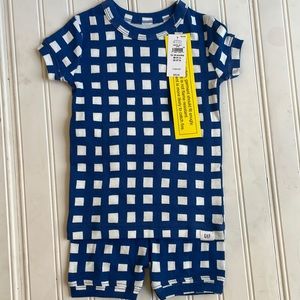 babyGap 100% Organic Cotton Checkerboard Print PJ Shorts Set